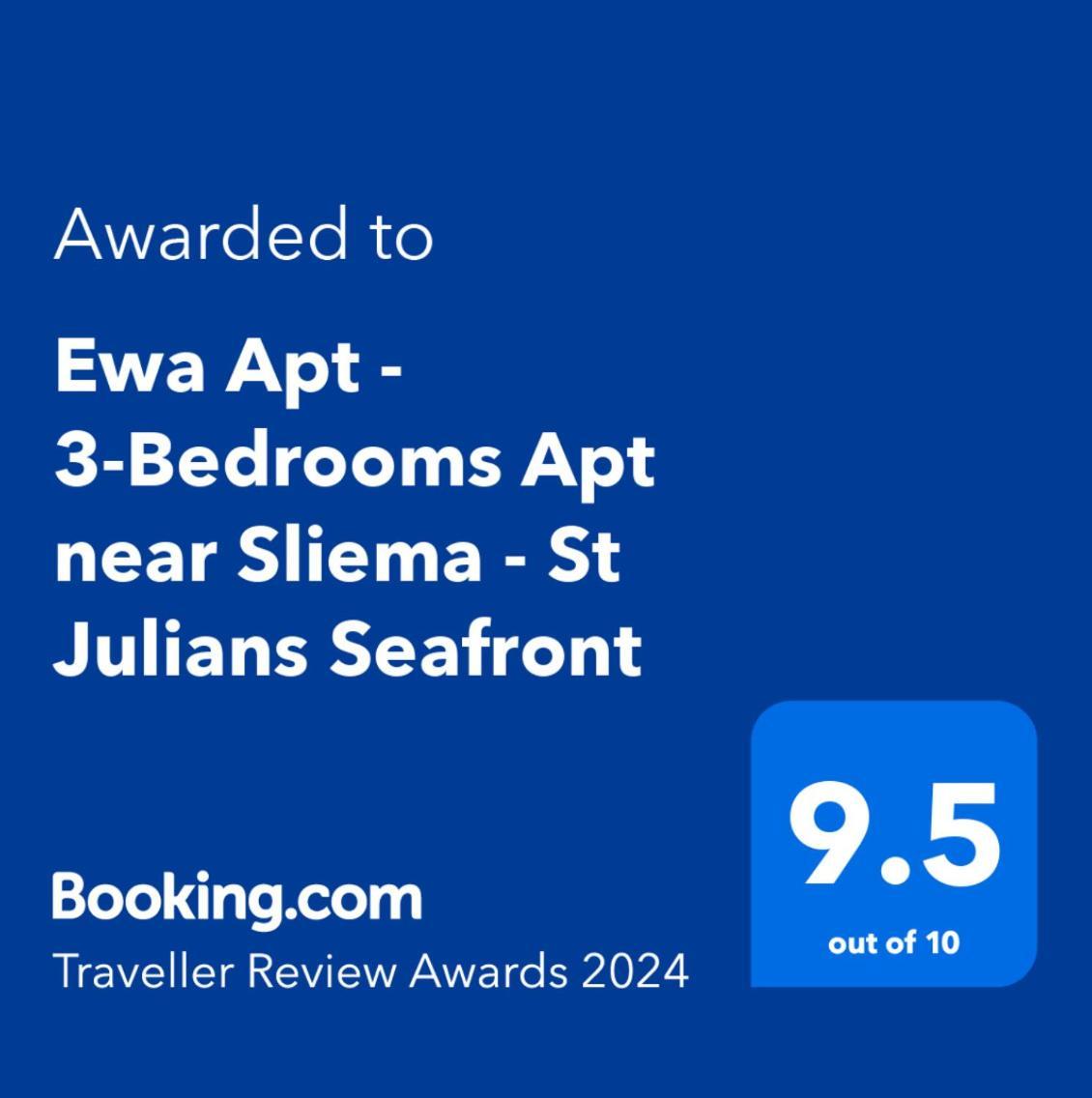 Ewa Apt - 3-Bedrooms Apt Near Sliema - St Julians Seafront Gzira Bagian luar foto